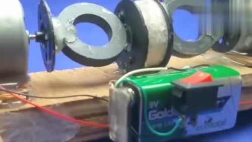 用直流電機(jī)和磁鐵制作一套自由能發(fā)電裝置,原理很簡(jiǎn)單